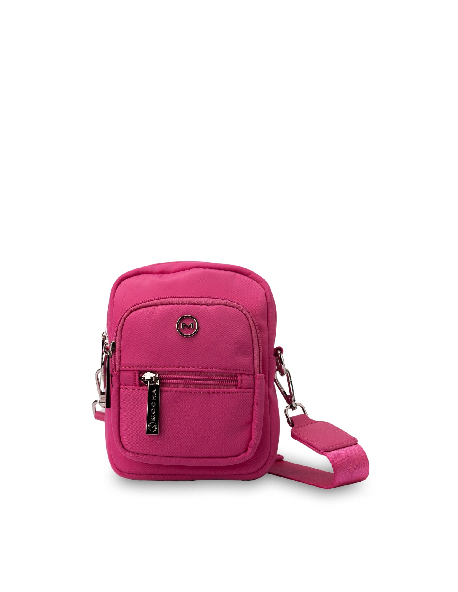 Nicky Nylon Crossbody Camera Bag in Pink