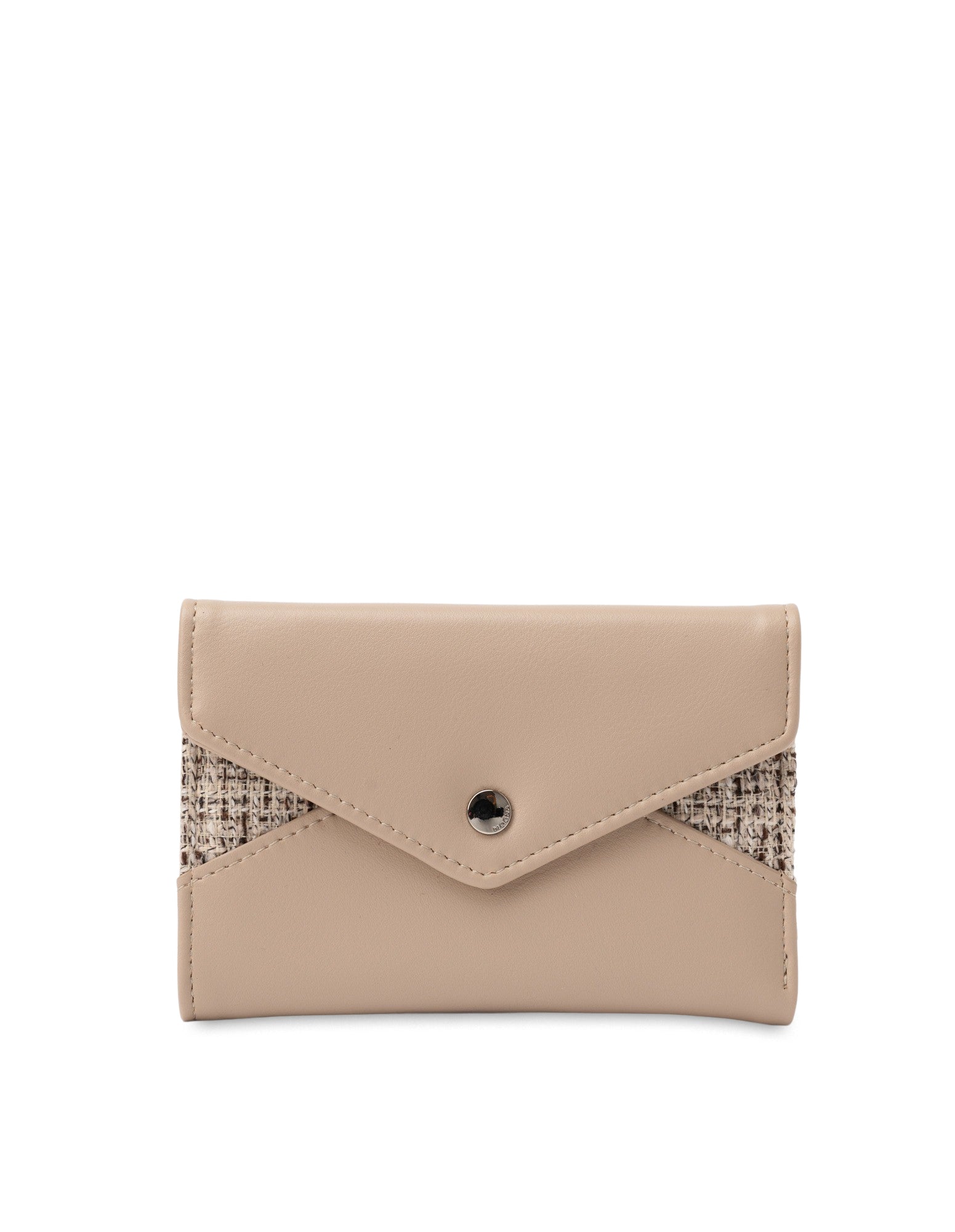 Mocha Missy Jacquard Wallet- Beige | Mocha Australia