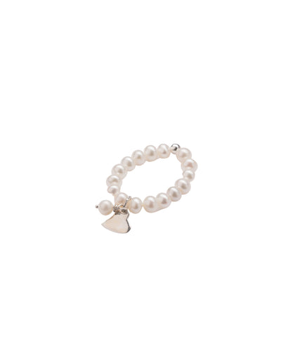 Mocha Bambi Pearl Ring w/Charm SS | Mocha Australia