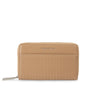 Mocha Tessa Long Wallet- Taupe