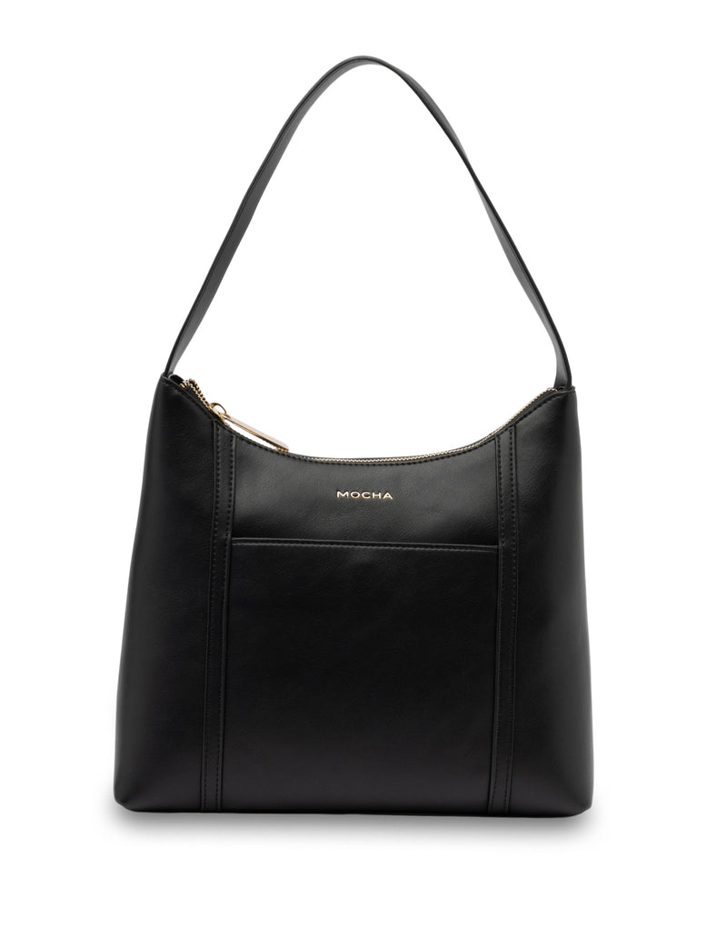 Mocha Stella Shoulder Bag- Black