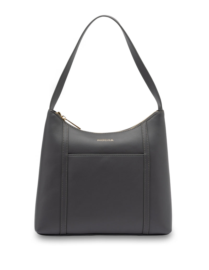 Mocha Stella Shoulder Bag- Slate Grey