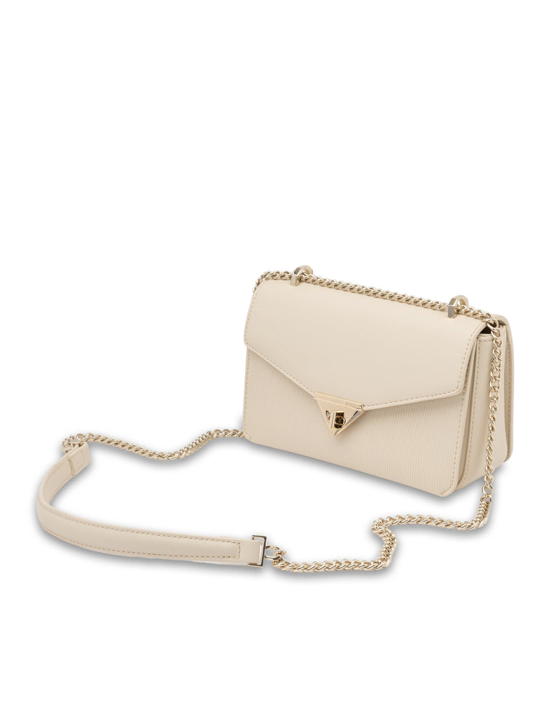 Mocha Penelope Crossbody Bag - Cream