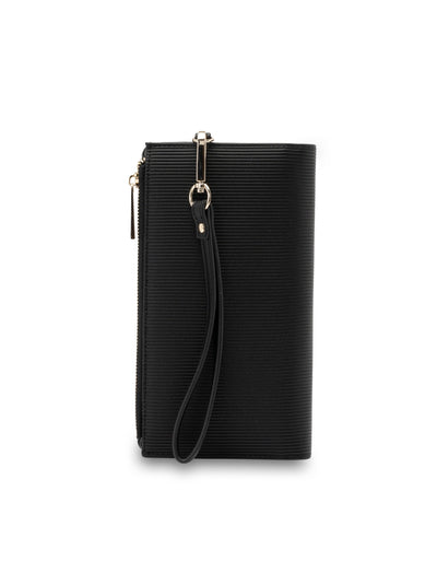 Mocha Penelope Wallet Clutch - Black