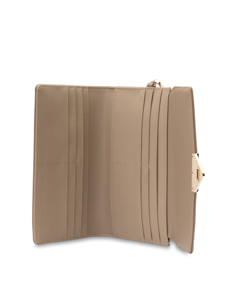 Mocha Penelope Wallet Clutch - Taupe