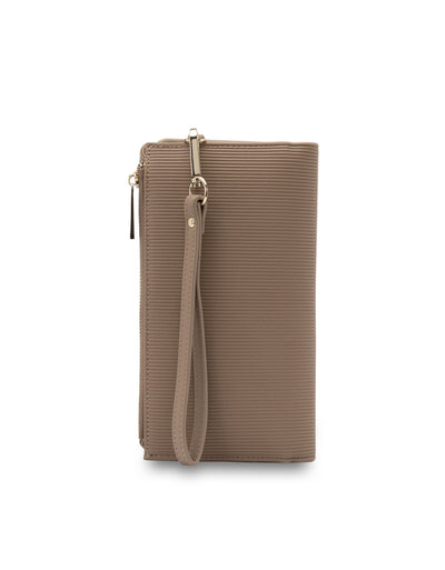 Mocha Penelope Wallet Clutch - Taupe