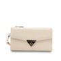 Mocha Penelope Wallet Clutch - Cream