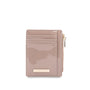 Mocha Willow Patent Card Holder - Dusty Rose