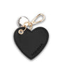 Mocha Arya Heart Key Ring - Black/Ivory