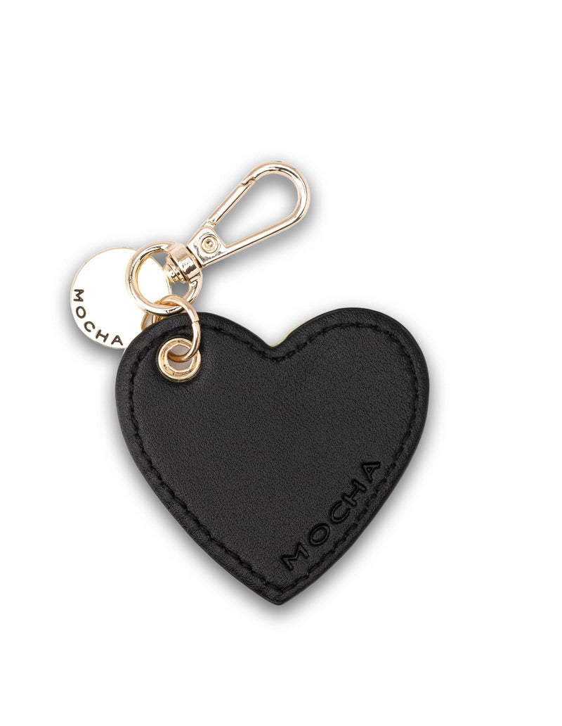 Mocha Arya Heart Key Ring - Black/Matcha