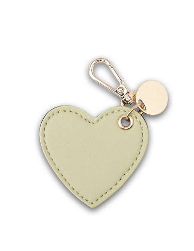 Mocha Arya Heart Key Ring - Black/Matcha