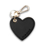 Mocha Arya Heart Key Ring - Black/Camel