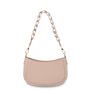 Mocha Avery Shoulder Bag - Nude