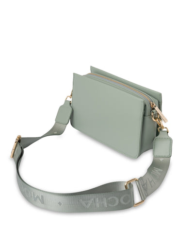 Mocha Penelope Boxy Crossbody - Mint