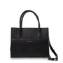 Mocha Penelope Small Tote - Black