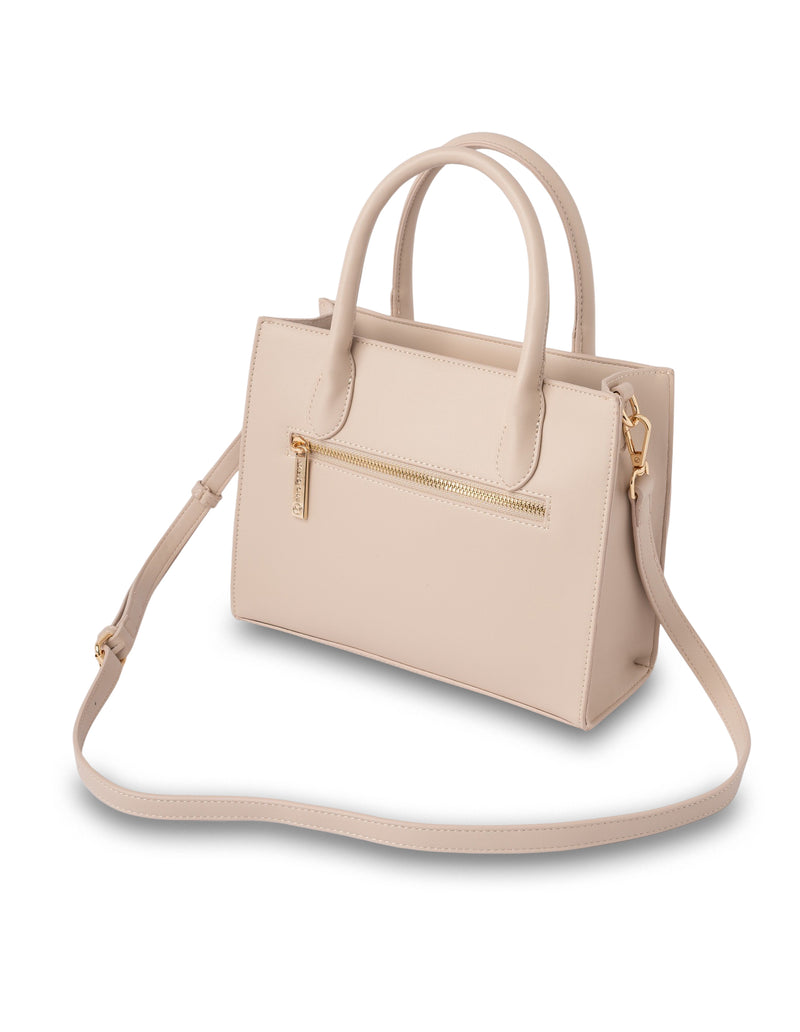 Mocha Penelope Small Tote - Nude