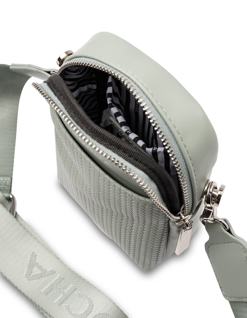 Mocha Tessa Phone Crossbody Bag - Mint