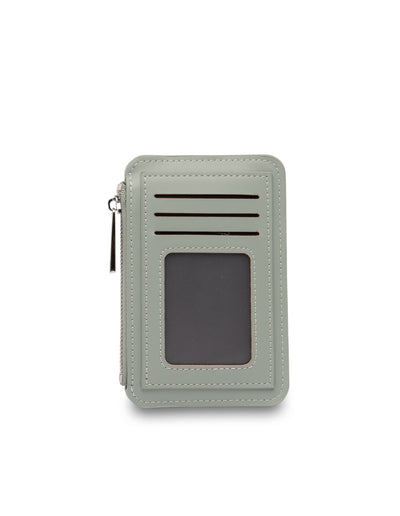 Mocha Tessa Coin Card Holder - Mint