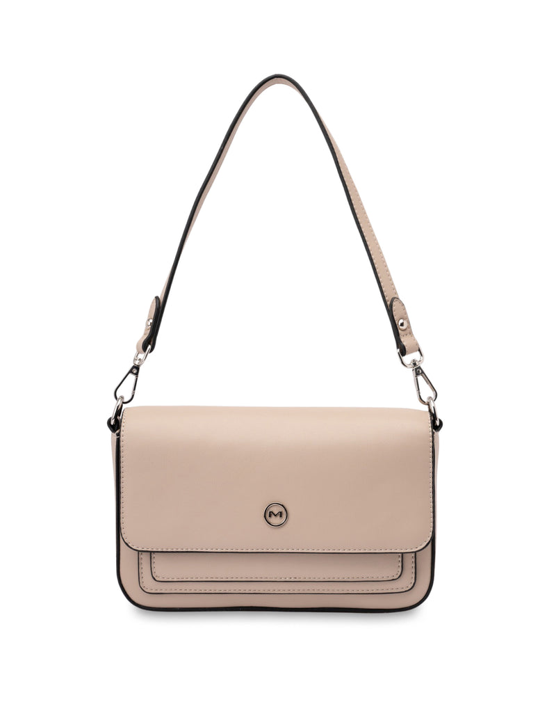 Mocha Madeline Crossbody Bag - Nude