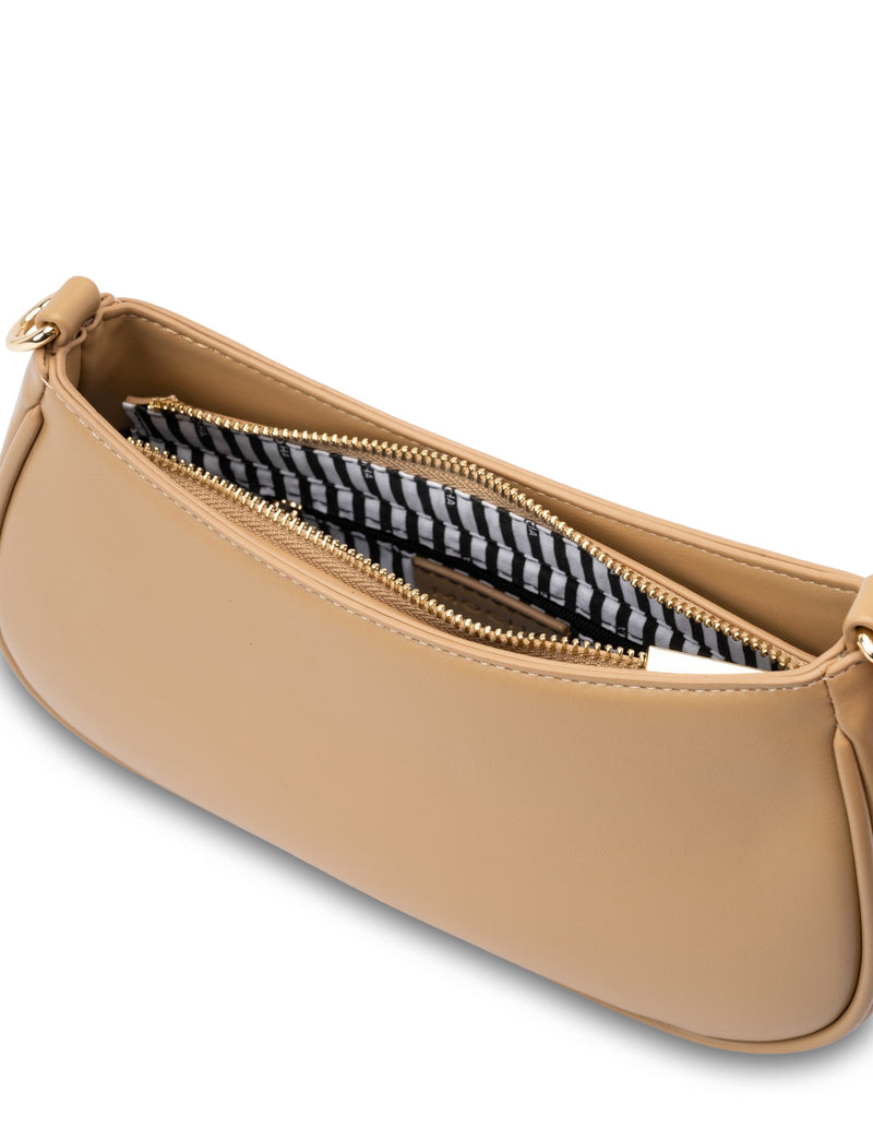 Mocha Maisie Crossbody Bag - Camel