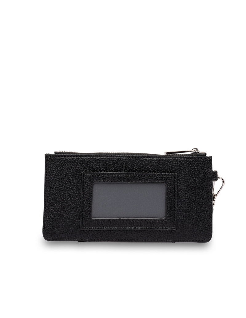 Mocha Longline Coin Card Holder - Black