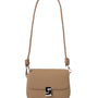 Mocha Sonya Leather Crossbody Bag - Tan