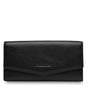 Mocha Tania Long Wallet - Black