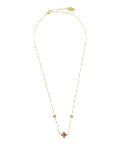 Georgini Sydney Soiree Fairwater Mother Of Pearl Deluxe Necklace- Gold