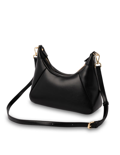 Mocha Claire Crossbody Bag - Black