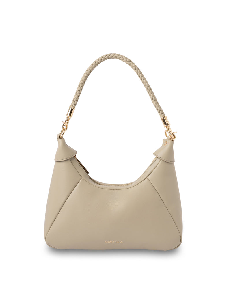 Mocha Claire Crossbody Bag - Light Sage