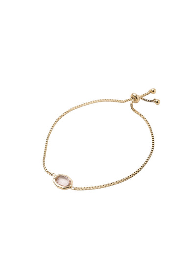 Mocha Freya Adjustable Bracelet - Primrose