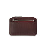 Mocha Tessa Coin Card Holder - Burgundy