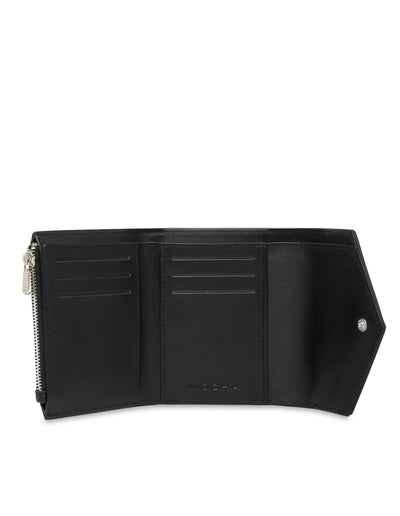 Mocha Brooklyn Small Wallet - Black