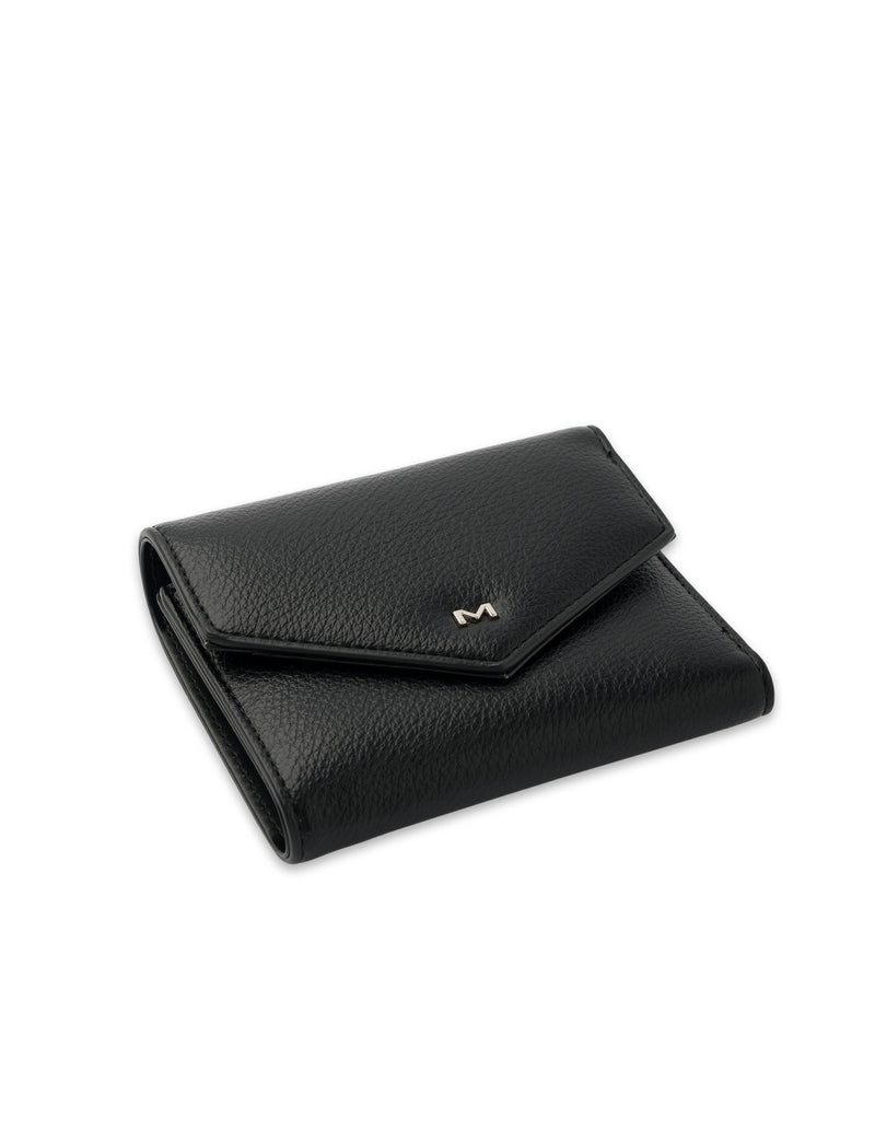 Mocha Brooklyn Small Wallet - Black