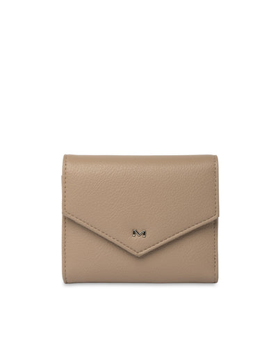 Mocha Brooklyn Small Wallet - Taupe