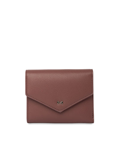 Mocha Brooklyn Small Wallet - Tulipwood