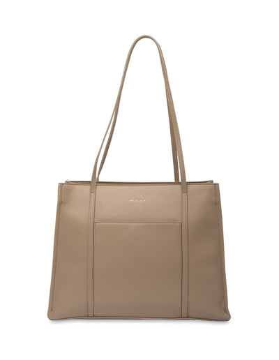 Mocha Stella Tote Bag - Almond