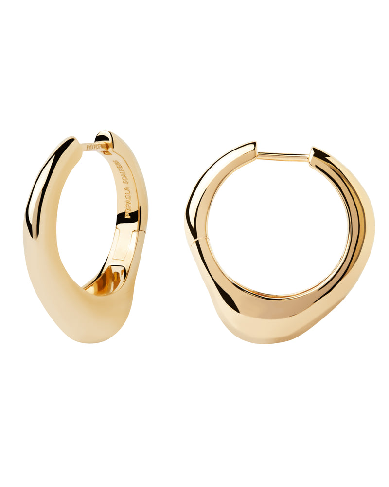 PDPAOLA Ribba Hoops - Gold