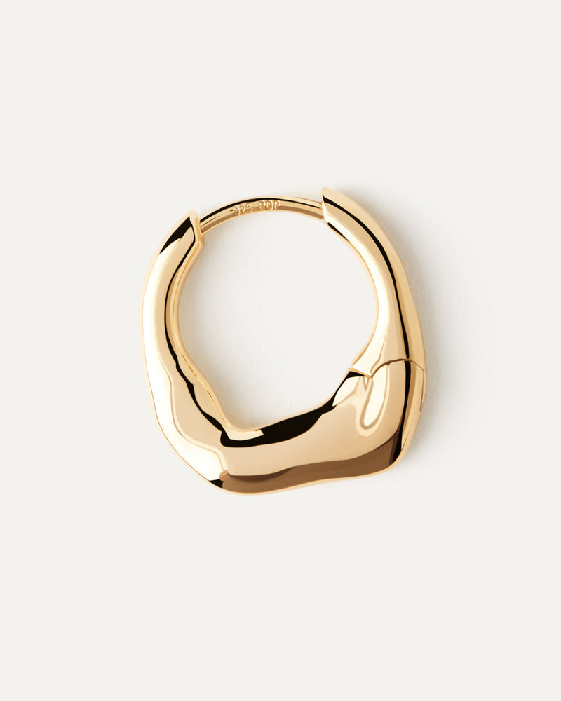 PDPAOLA Mini Magma Hoop Earrings - Gold