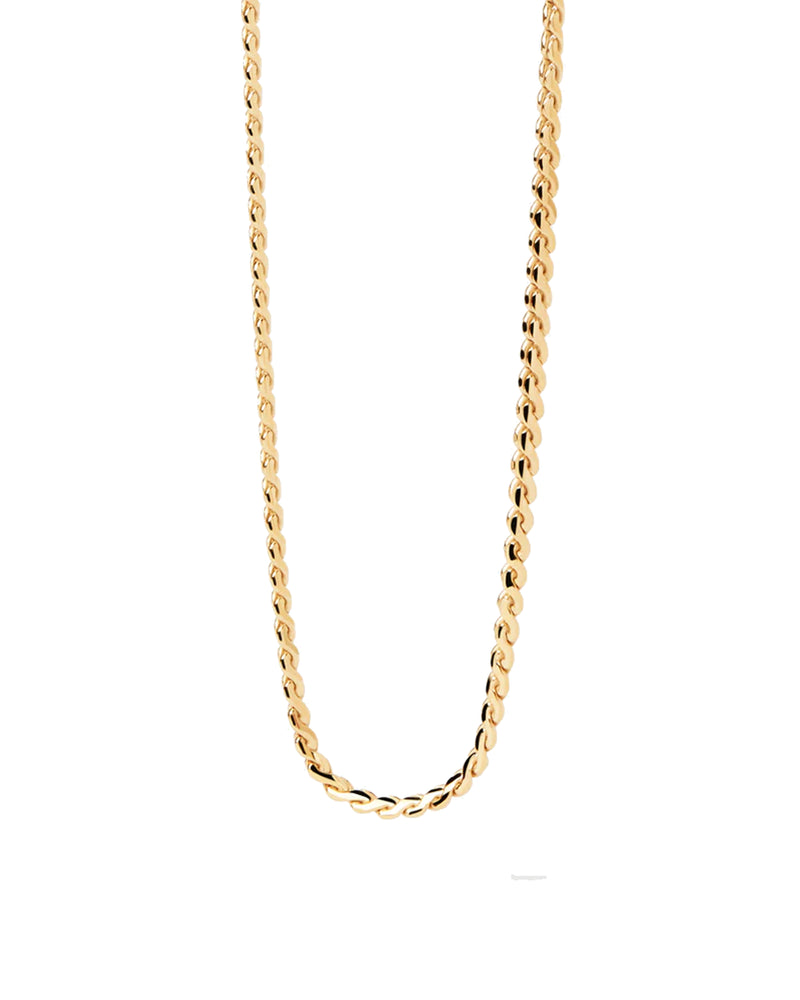 PDPAOLA Serpentine Chain Necklace - Gold