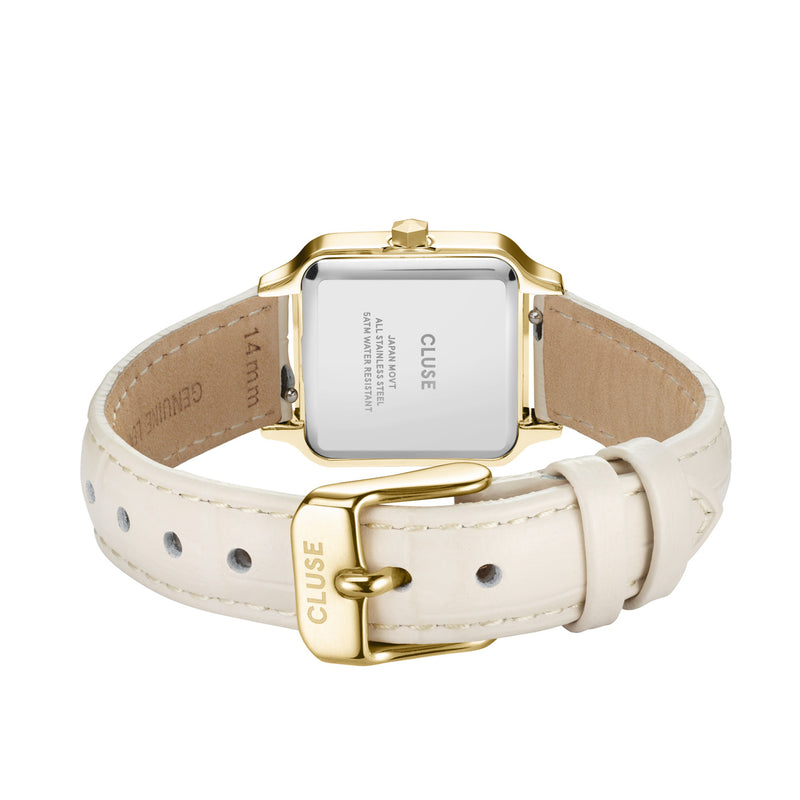 CLUSE Gracieuse Petite Marshmallow Croc Leather - Gold