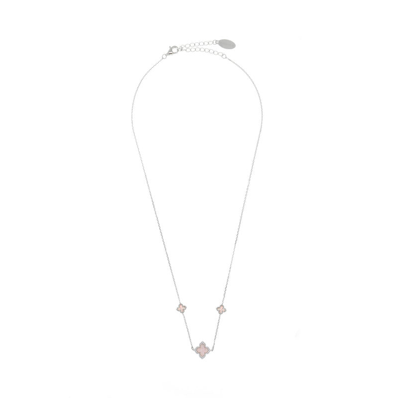 Georgini Sydney Soiree Fairwater Mother Of Pearl Deluxe Necklace- Silver