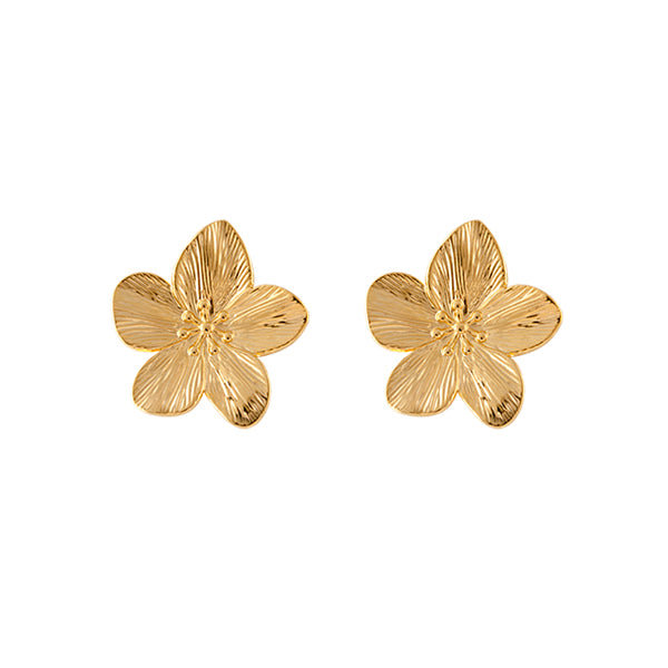 Zahar Daisy Earrings- Gold | Mocha Australia