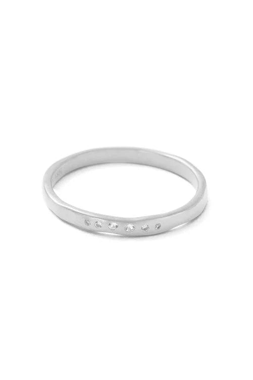 Kirstin Ash Sun Lines Ring- Silver