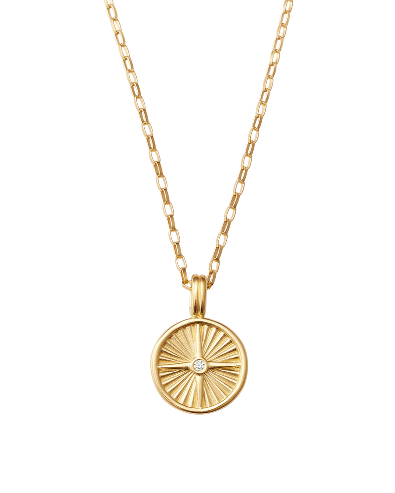 Kirstin Ash Wander Coin Necklace- Gold