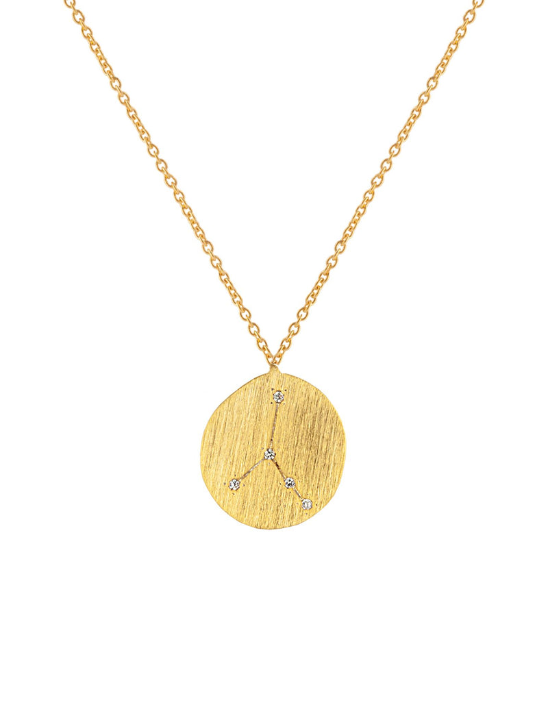 Zahar Zodiac Necklace - Cancer | Mocha Australia