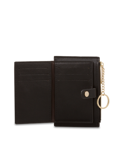 Mocha Simple Clip Coin Wallet - Black | Mocha Australia