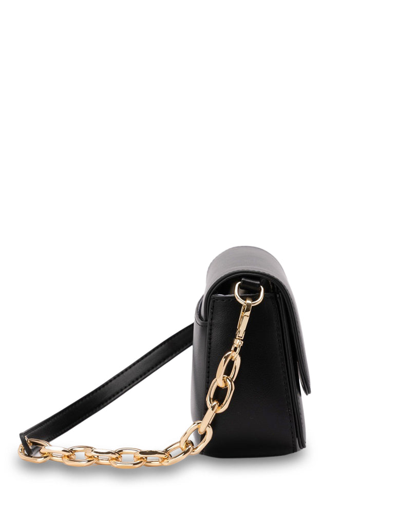 Mocha Donnette Half-Chain Bag - Black | Mocha Australia