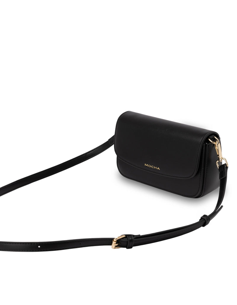 Mocha Donnette Half-Chain Bag - Black | Mocha Australia