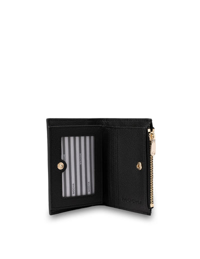 Mocha Kristin Mini Leather Wallet - Black | Mocha Australia